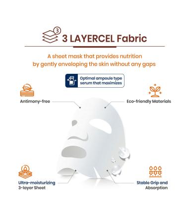 Vaseline Nourishing Face Mask Sheet - Hydration & Skin Barrier 10 Count Made in Korea | Shop Internationally - Buy Online on GoSupps.com