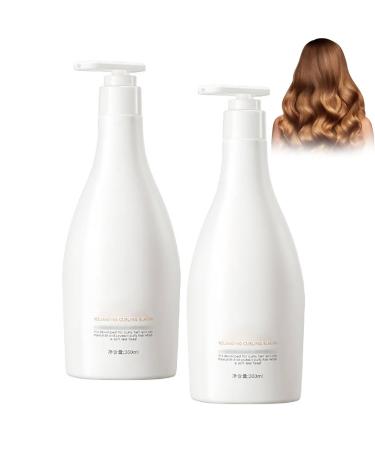 IFFANY Curl Boost Defining Cream, Volumizing Cream for Curly Hair, Curl Cream for Wavy Hair, Long Lasting Moisturizing Styling Cream for Anti-Frizz Hair