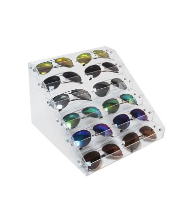 WAOCEO glasses stand acrylic glasses display rack glasses store organizer sunglasses display window decoration requisite sunglasses rack
