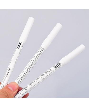 10pcs Waterproof Eyebrow Marker Pen Skin Marker for Eyebrow Positioning and Brow Marker - Buy Online on GoSupps.com