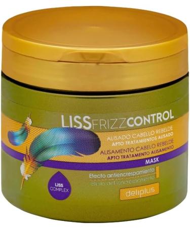 Pack 2 Shampoo 400 ml + Mask 400 ml Liss Frizz Control Rebellious Hair with vitamin E and keratin Deliplus - Pack 2 - Buy Online on GoSupps.com