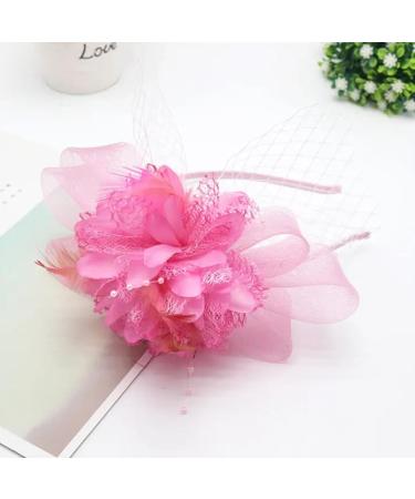 amangul 1920s Medieval Feather Shape Headband Hair Hoop Woman Cosplay Performances Headpiece Festival Party Costume Props(Red) - Buy Online on GoSupps.com