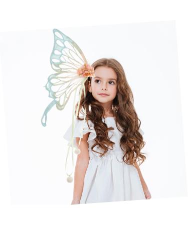 FRCOLOR Birthday Wedding Photoshoot Bow Hair Accessories Large Wing Hair Clip Fairy Hair Clip Butterflies Hair Barrette Cute Styling Kid Hair Clip Catwalk Baby Girl Fabric Crocodile Skin - Buy Online on GoSupps.com