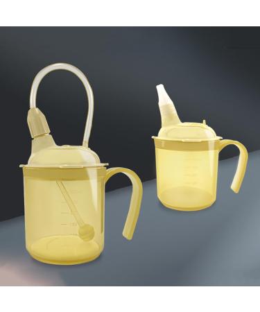 Adult Sippy Cup for Elderly Spill Proof | Lightweight 300ml Spill Proof Cups for Adults | No More Spills Cups for Adults for Hot Cold Beverages for Adults Limited Mobility Guanglu - Buy Online on GoSupps.com
