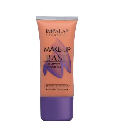 Impala |Make-up primer in apricot color No. 4 |Perfect finish and anti-eye rings |Eliminated shine and redness |Oil -free texture for greasy and combination skin |30 ml