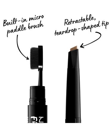 NYX Fill & Fluff Eyebrow Pomade Pencil in Taupe - Pack of 1 - Buy Online on GoSupps.com