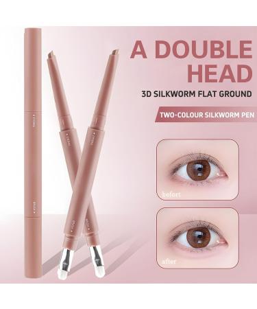 Eye Contour Illuminator - Two-Tone Silk Brightening Concealer Under the Eyes - 2.5g Eyeshadow for Dark Circles | Women's Cosplay Scene Party Birthday Travel - Buy Online on GoSupps.com