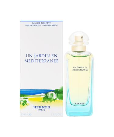 UN JARDIN EN MEDITERRANEE by Hermes EDT SPRAY 3.4 OZ for WOMEN 1 Count (Pack of 1)