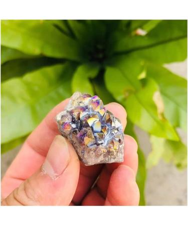 Crystal Rough Mini Size Natural Aura Crystal Cluster Stone (Color : 1pc 46g-55g) - Buy Online on GoSupps.com