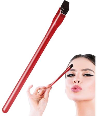 Eyebrow Brush Angled Eyebrow Brush 4D Brow Brush Professional Brow Tint Brush Eye Brow Brush Angle Soft Nylon Bristles Eye Brow Concealer Contouring Brush for Natural Brow Makeup for Women Red - Buy Online on GoSupps.com