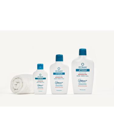 Ecran Aftersun Hydrating Repairing Milk 24H - Almond 400ml | Nourishing Sunscreen Aftercare for Global Shipping - Buy Online on GoSupps.com