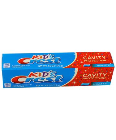 Crest Kids Sparkle Fun Toothpaste 4.6 Oz - Cavity Protection for Children - Buy Online on GoSupps.com