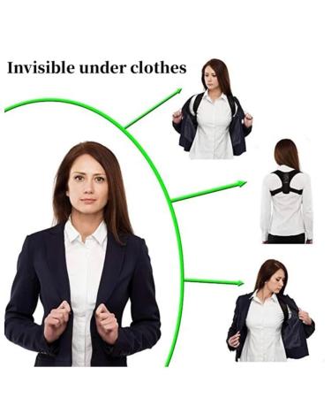 Healthymoov Posture Belt for Men & Women - Lumbar Pain Relief & Correct Posture - Invisible Under Clothing - Adjustable for Heights 155cm+ - Buy Online on GoSupps.com