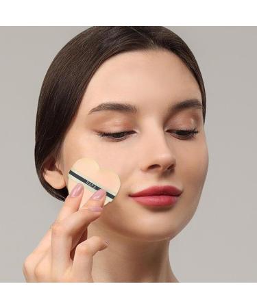 Makeup Puff Heart Shaped Make up Sponges Puff | Face Makeup Tools Velour Powder Puff Reusable Setting Powder Puff for Setting Contouring Under Eyes - Buy Online on GoSupps.com