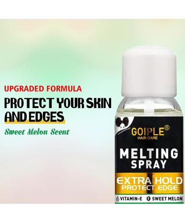 Lace Melting and Holding Spray Glue-Less Hair Adhesive for Wigs Extra Hold Lace Melting Spray Adhesive Wig Spray for Closure Extensions Wig Melting Spray Natural Forming Melting Spray Hair Wax Stick 3.4fl oz-7pcs - Buy Online on GoSupps.com