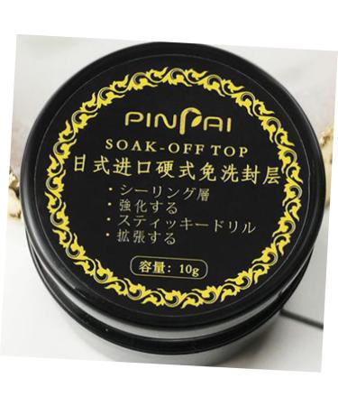 Beaupretty Gel Polish Glue Gel Nail Lacquer Gel Nail Polish Nail Art Nail Art Adhesive Builder UV Nail Art Decoration Nail Art Glue Gel Polish Clear UV Gel extend Clear Coat Nails 3.5*2.5*0.5cm Black - Buy Online on GoSupps.com