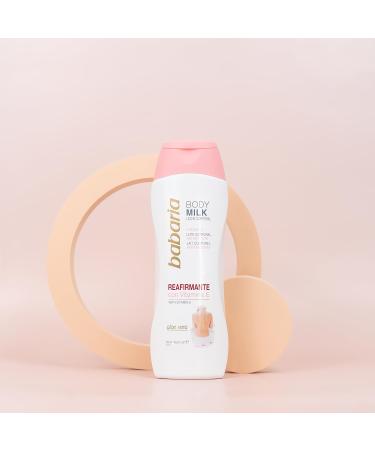 Babaria Firming Body Milk - Soothing Aloe Vera & Vitamin E - All Skin Types - 16.6 oz - Regenerate & Protect Your Skin - Buy Online on GoSupps.com