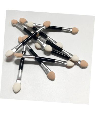 DOITOOL Makeup Tools 50pcs Sponge Double-headed Women Applicators Beauty Stick Brush Practical Eyeshadow Latex Aluminum 7.5X0.5cm As Shown - Buy Online on GoSupps.com