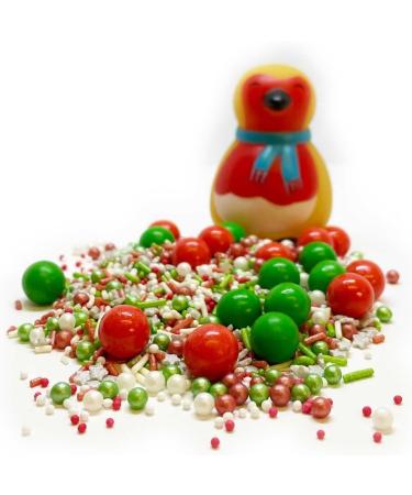 Merry Berry Sprinkletti Christmas Cake Topper - 100g Edible Festive Decorations for Xmas Party Cakes - Buy Online on GoSupps.com