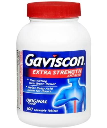 Gaviscon Esrf Tab Size 100ct