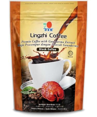 Lot of 3x DXN BLACK COFFEE Lingzhi Mushroom Black Coffee - Original - Ganoderma - 20 sachets x 4.5 grams - Buy Online on GoSupps.com