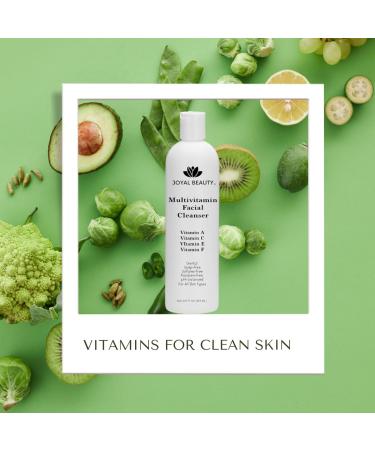 JOYAL BEAUTY Multi Vitamin Facial Cleanser - Best Hydrating Face Wash & Makeup Remover for All Skin Types | Gentle Exfoliating & pH Balanced Body Wash for Women & Men - Buy Online on GoSupps.com