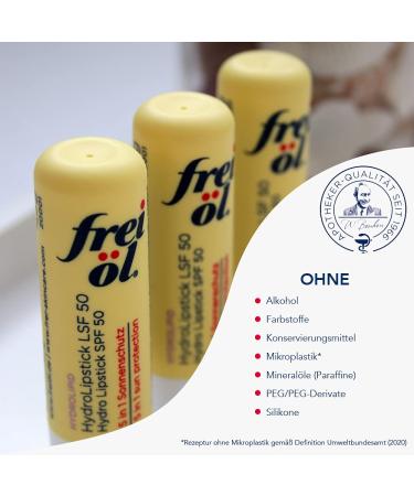 Frei l HydroLipstick SPF 50 - Hydrating Lip Care with Hyaluronic Acid & 5-in-1 Sun Protection | 4.5g - Shop Internationally - Buy Online on GoSupps.com