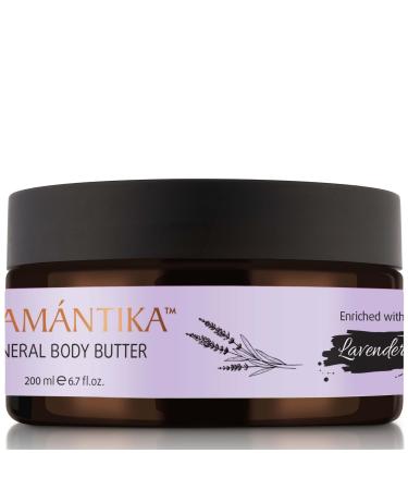 SEAMANTIKA - Beurre Corporel Min ral la Lavande - Hydratation Intense et Apaisante - pour Peaux S ches Sensibles - Enrichi en Beurre de Karit - Sans Parab nes Sulfates Huiles min rales - 250 ml