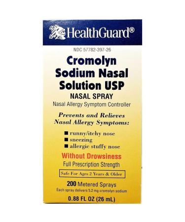 Healthguard Cromolyn Sodium Nasal Solution - .88 oz Pack of 2