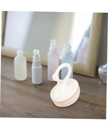 Mikinona Makeup Brush Oval Makeup Loose Powder Brush Makeup Foundation Buffing Brush Liquid Foundation Makeupbrush Flat Top Foundation Brush Powder Foundation Brush White Artificial Fiber 9X6.5X4.5CM White - Buy Online on GoSupps.com