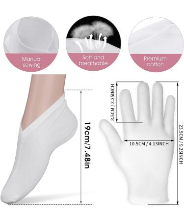 Molain Moisturizing Gloves & Socks Set for Overnight Eczema Healing and Spa Treatment - Buy Online on GoSupps.com