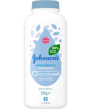 Johnson & Johnson Baby Protective Cornstarch Powder with Aloe Extract 9 oz - Gentle, Soothing Baby Powder - Buy Online on GoSupps.com