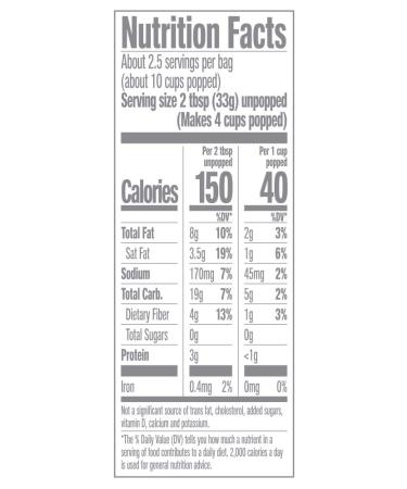 JOLLY TIME Natural Crispy N' White Microwave Popcorn - Low Calorie, Gluten Free - 4 Pack, 3 Count Boxes - Buy Online on GoSupps.com