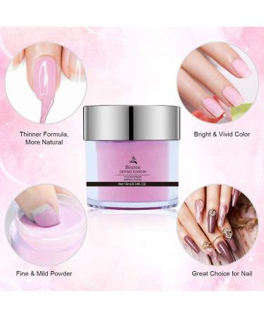Dip Powder Nail Set - 8 Glitter Colors for French Manicure & Nail Art | No UV/LED Lamp Needed - Buy Online on GoSupps.com