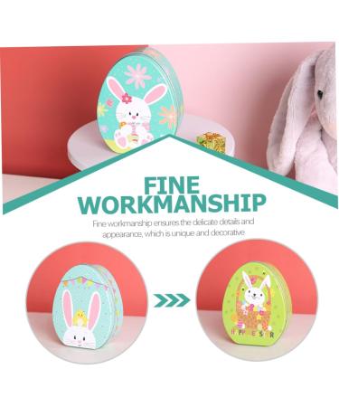 NUOBESTY 16 Pcs Easter Egg Candy Box Kid Decorative Eggs Easter Decor Child Flower Rabbit Cartoon 11xc9cmx4pcs Assorted Colorx4pcs - Buy Online on GoSupps.com