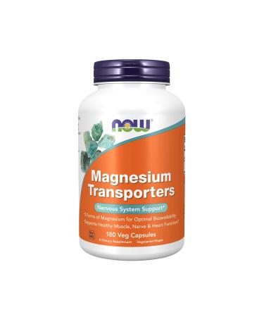 Now Foods Magnesium Transporters 180 Veg Capsules