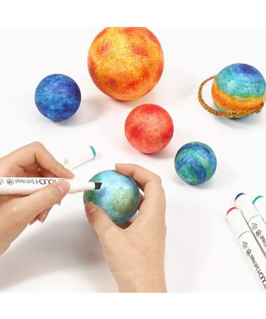 Crafare 40pc 3 Inch Craft Foam Balls Bulk - Smooth Polystyrene Foam for DIY Arts, Crafts, and School Projects - Buy Online on GoSupps.com