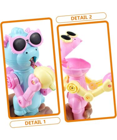 LALADEFIEE 6pcs Lollipop Robot Toy Lollipop Storage To-y Lollipop Case Holder Creative Eat Lollipop Ups Plastic - Buy Online on GoSupps.com