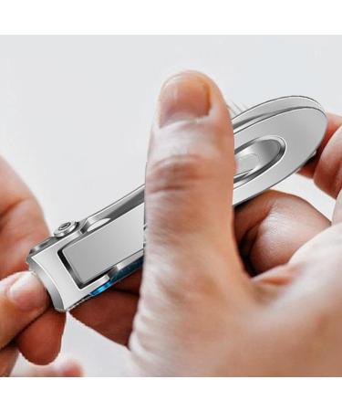 Large Nail Clippers Toenail Clippers for Seniors Stainless Steel Toenail Cutter Portable Nail Cutter with Long Handle and Metal Nail File Ergonomic Nail Clippers with Bevelled Head Silver - Buy Online on GoSupps.com