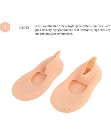 Silicone Gel Moisturizing Socks Anti-Slip Silicone Gel Boat Socks Foot Socks Cracked Feet and Heel Protector Spa Socks Foot Anti-Cracking Protector Nourishing Foot Skin Care Socks for Women - Buy Online on GoSupps.com
