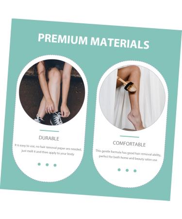 Fomiyes 12 Packs of Hard Wax Beans for Hair Removal - No Stripped Wax Pearls Domestic Depilatory Wax Tool - Buy Online on GoSupps.com