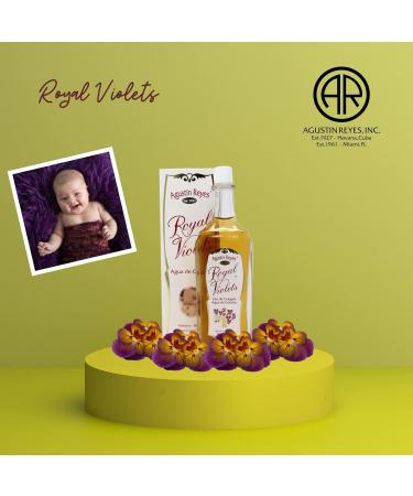 Royal Violets Eau de Cologne Gently and Refreshing for Baby Skin Relaxing Aroma 4-Pack of 5.0 FL Oz 2 Glass Bottles Amber Wood 5 Fl Oz (Pack of 4) - Buy Online on GoSupps.com