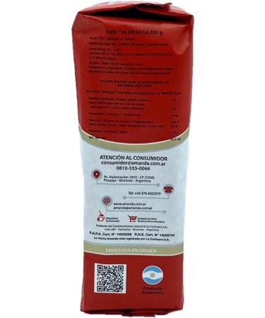  Amanda Yerba Mate Sachet 500 g - Buy Online on GoSupps.com