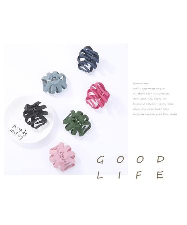 6 Pcs Octopus Hair Claw Clips - Strong Hold Hair Clamps for Women and Girls (Multi Colors) - Buy Online on GoSupps.com