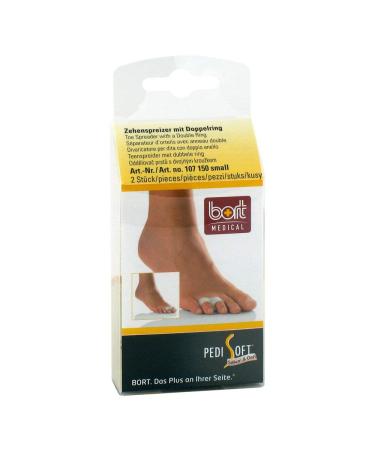 BORT PediSoft toe separator with double ring small 2 pcs