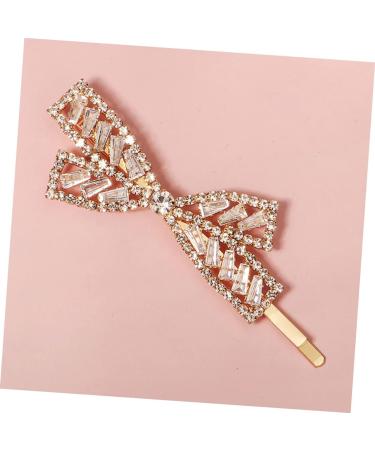 ifundom bow hairpin hair barrettes for women wedding hairpin hair clips for styling bobby hair pin bowknot hairpin hair accessories for women wedding side clip bangs alloy bridesmaid - Buy Online on GoSupps.com