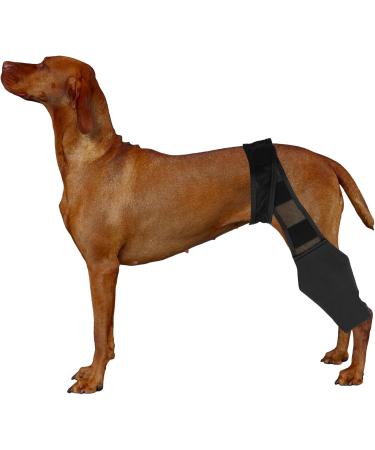 HSHGZSR Dog Knee Brace for Hind Leg Breathable Dog Leg Braces Comfortable Soft Dog ACL Brace Adjustable Pet Back Leg Support Brace for Supporting Dogs with Torn ACL Muscle Hind Leg Joint Discomfort Black L - Buy Online on GoSupps.com