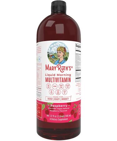 MaryRuth's Morning Liquid Vitamins - Raspberry - 32oz