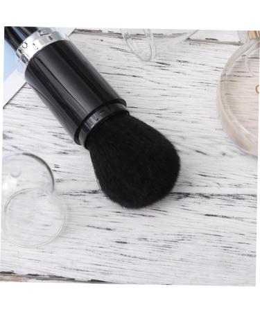 Mikinona 4-in-1 Retractable Double Ended Makeup Brush Set - Portable Black Makeup Brush for Travel & Easy Application - Buy Online on GoSupps.com