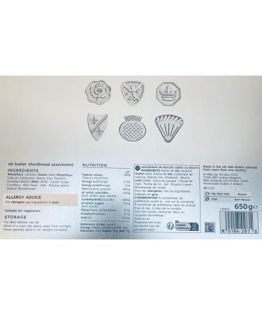 M&S All Butter Scottish Shortbread Assortment - 650g - in a Premier Life Store Box - Buy Online on GoSupps.com